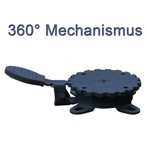 Schwenkfuss stahl 360 - stahl, 360°